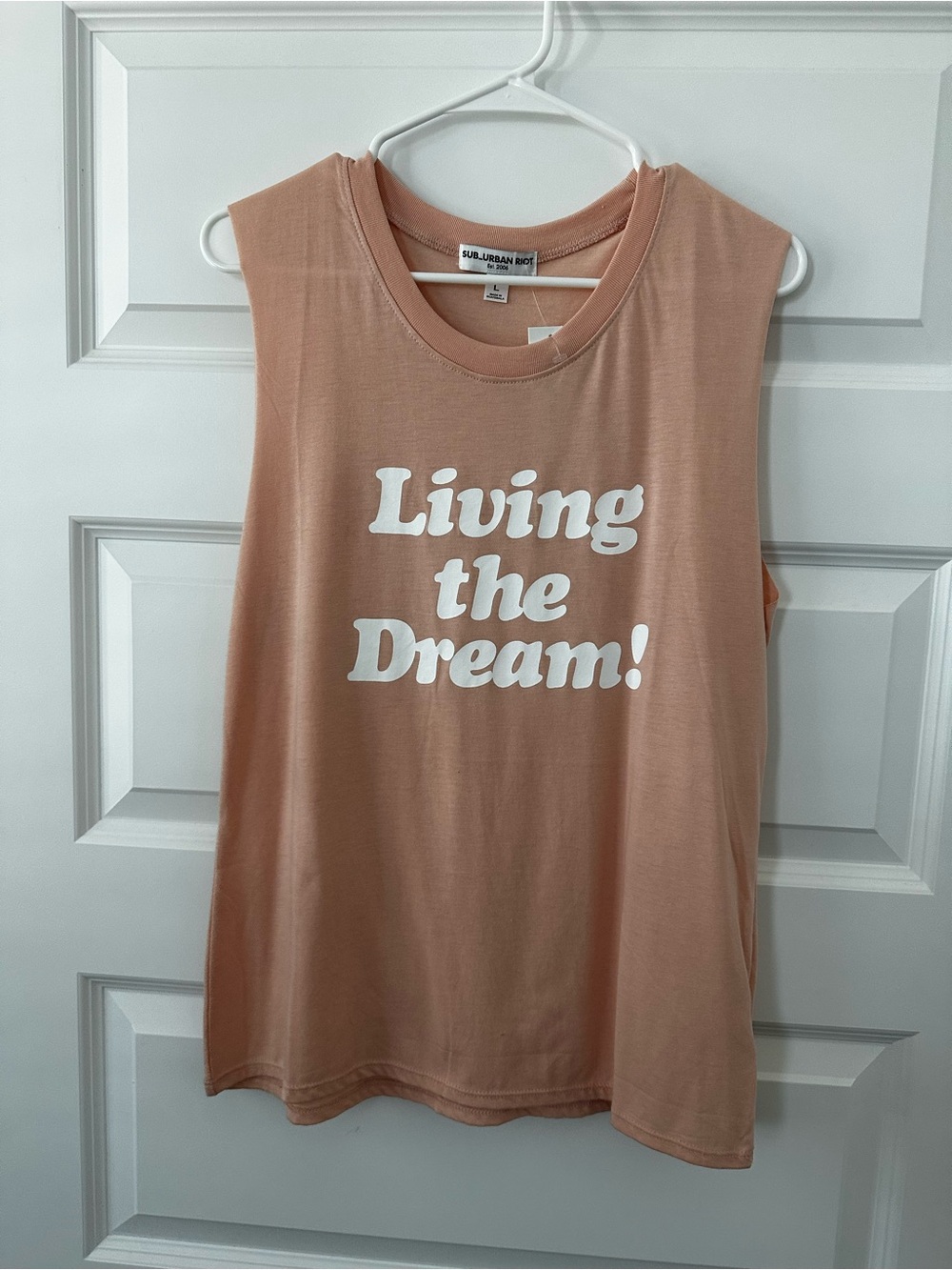 Sub_Urban Riot Dusty Rose Graphic Tee - Living the Dream Print